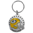Green Bay Packers Carved Metal Key Chain